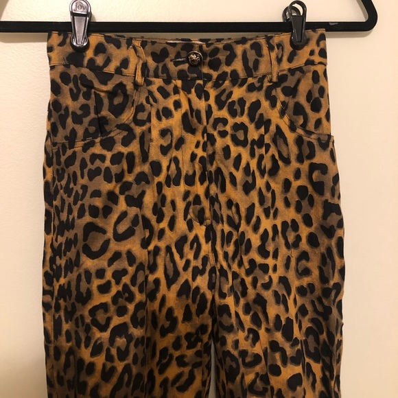 Verge Girl Weight In Gold Leopard Pants AUS 6 - Picture 3 of 4